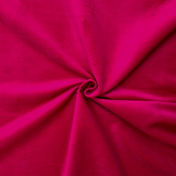 Cotton Velvet Cerise